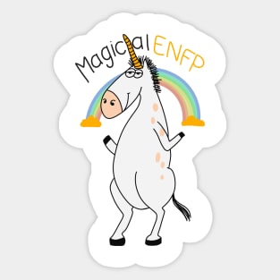 Magical ENFP unicorn Sticker